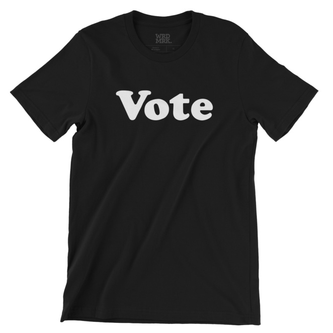 Vote black t-shirt