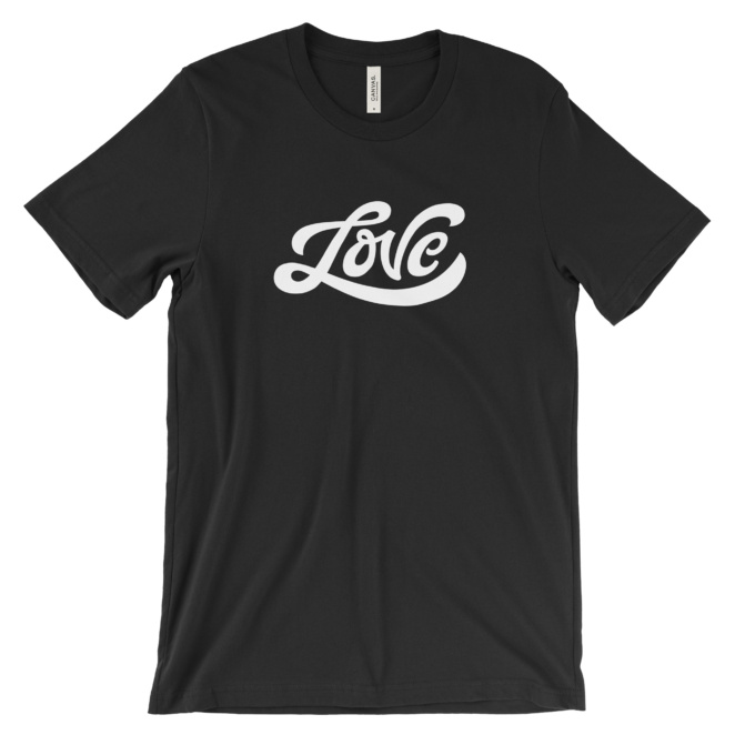 Love Black T-Shirt
