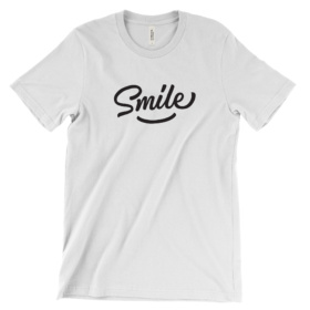 Smile White T-Shirt