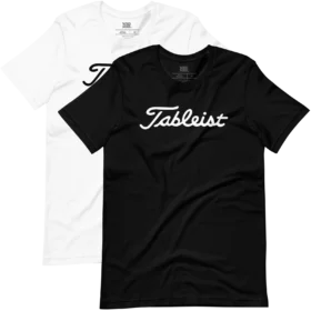 Tableist T-Shirt color variations