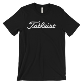 Tableist black t-shirt