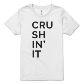 Crushin' It white kid's t-shirt