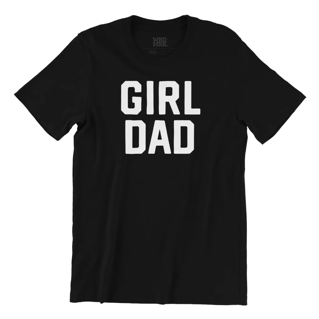 GIRL DAD t-shirt black