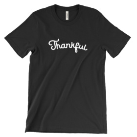 Thankful black T-Shirt