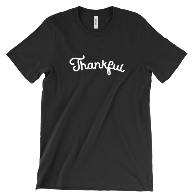 Thankful black T-Shirt