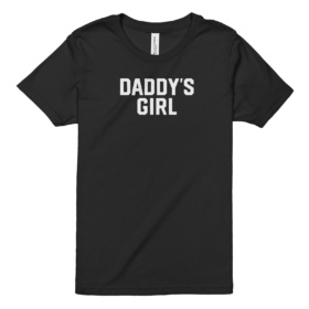 Daddy's Girl black t-shirt