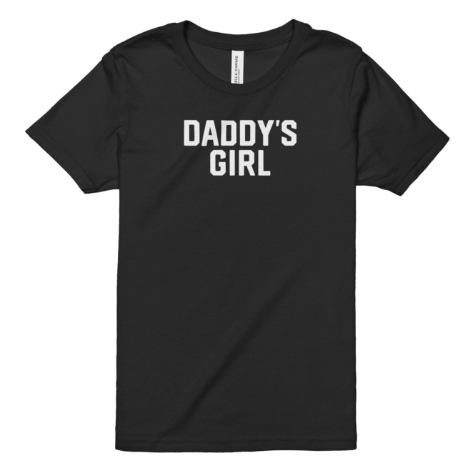 Daddy's Girl black t-shirt