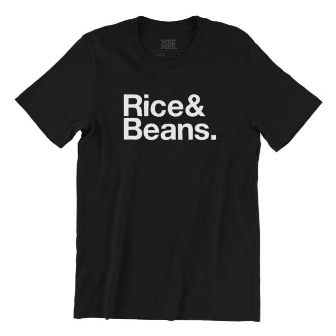 Rice & Beans t-shirt black