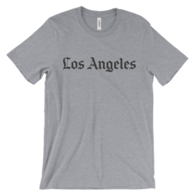 Los Angeles shirt heather gray