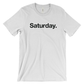 Saturday. t-shirt - white