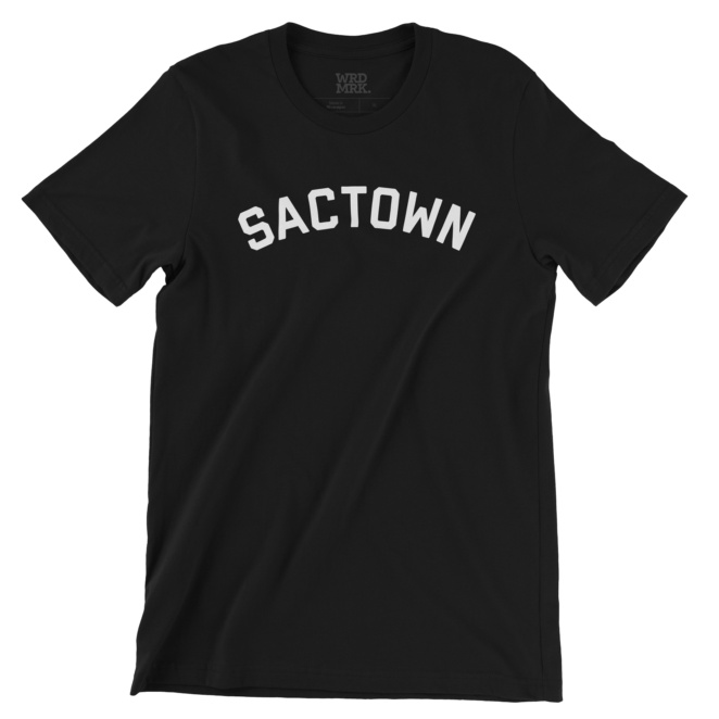SACTOWN black t-shirt