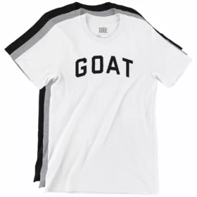 GOAT t-shirts color variations