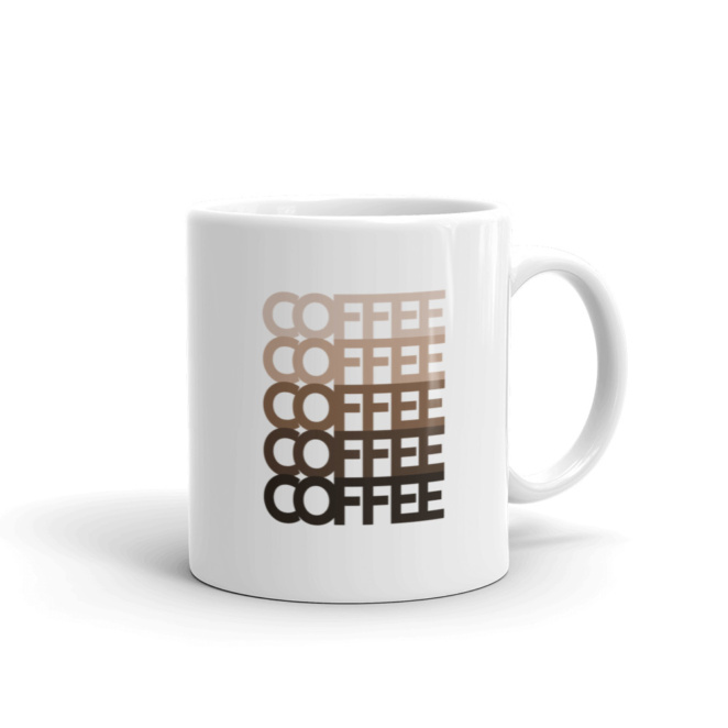 5 shades of COFFEE mug