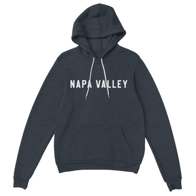 NAPA VALLEY navy heather hoodie