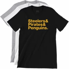 Pittsburgh Teams T-Shirt Color Variations