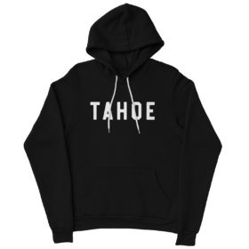 TAHOE black hooded sweatshirt