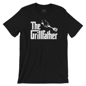 The Grillfather black t-shirt