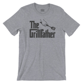 The Grillfather gray t-shirt