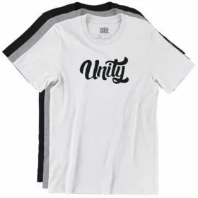 Unity t-shirts color variations