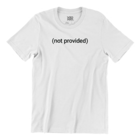 not provided t-shirt in white