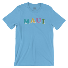 MAUI t-shirt in light blue