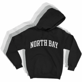 NORTH BAY hoodies three color variations