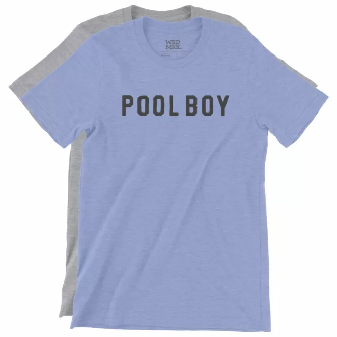 POOL BOY t-shirts two color variations
