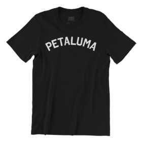 Petaluma black t-shirt