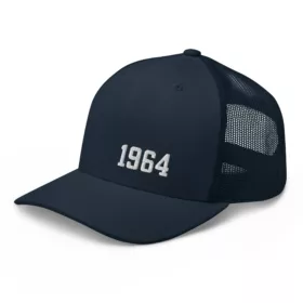 1964 year hat navy left front