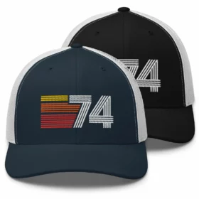74 Retro Trucker Hat YOR color variations