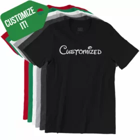 CUSTOMIZE IT Customized Disney T-Shirts Color Variations