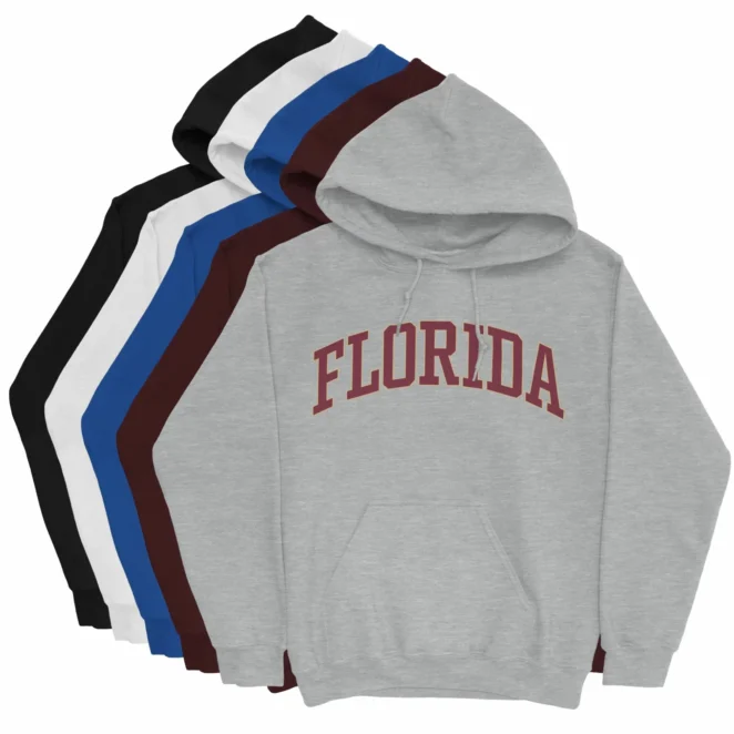FLORIDA Hoodie five color variations