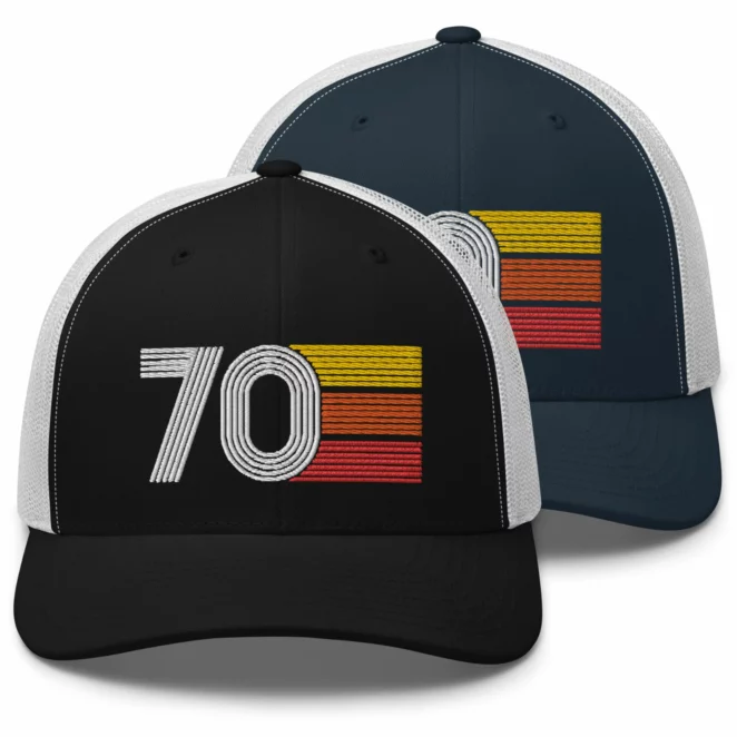 1970 Retro Trucker Hats Color Variations