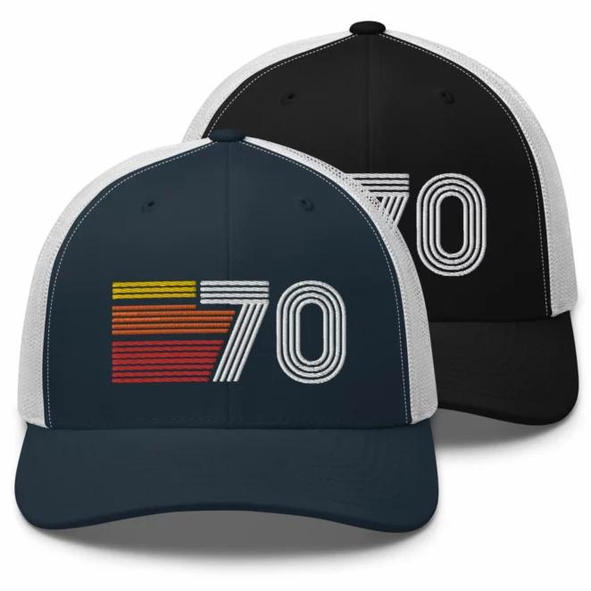 70 Retro Trucker Hat color variations
