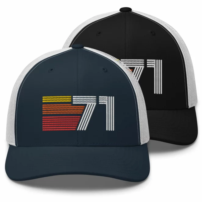 71 Retro Trucker Hat color variations