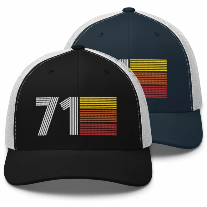 71 Retro Trucker Hats Color Variations