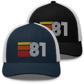 81 Retro Trucker Hat color variants