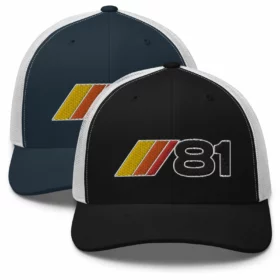 81 Retro Trucker Hat color variations