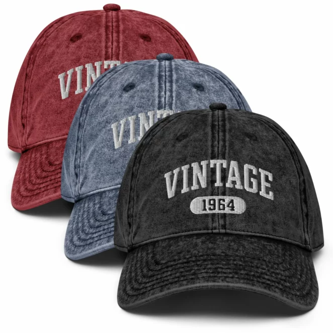 VINTAGE 1964 Hat color variations