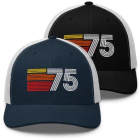 75 Retro Trucker Hat color variations