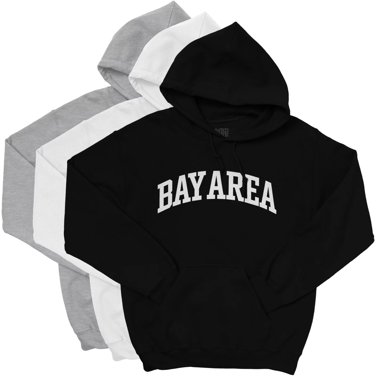 BAY AREA Hoodie color variants