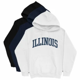 ILLINOIS Hoodie color variations