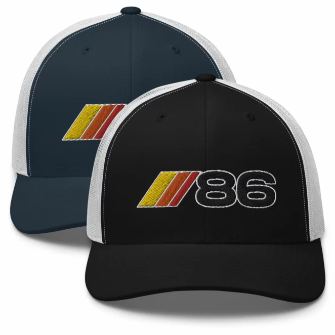 86 Retro Trucker Hat color variations