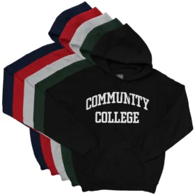 COMMUNITY COLLEGE Hoodie color variations