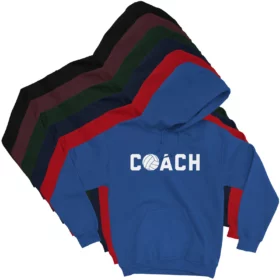 Volleyball COACH Hoodie color variations