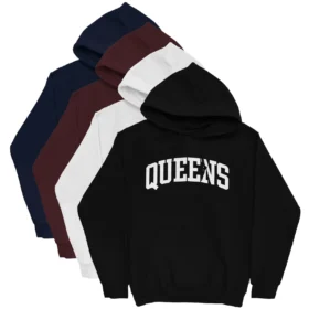 QUEENS Hoodie color variations