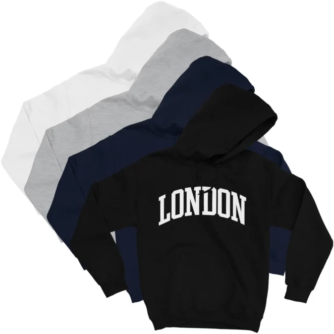 LONDON Hoodie color variations