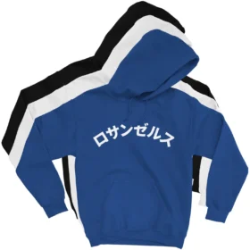 Los Angeles Japanese Hoodie color variations
