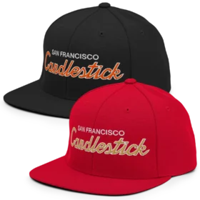 San Francisco Candlestick Snapback Hat color variants