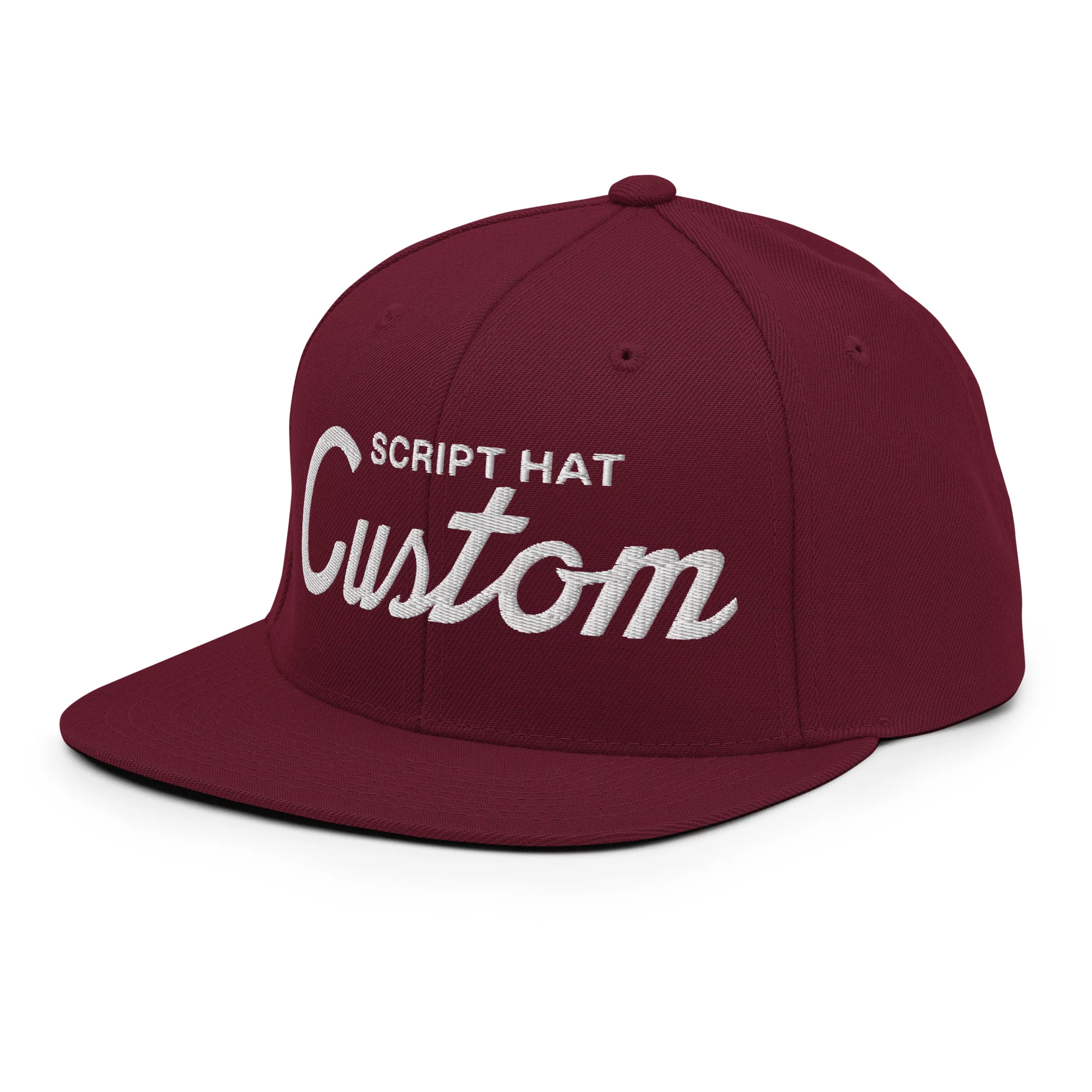 custom-script-snapback-hat-